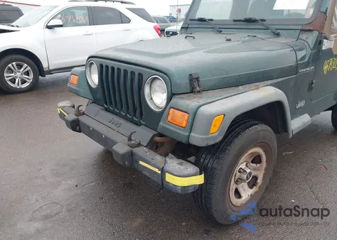 2000 Jeep Wrangler Se from USA, damaged, VIN 1J4FA29P0YP797186